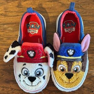 PAW Patrol Toddler Kids Slip-On Shoes Chase Marshall size 7